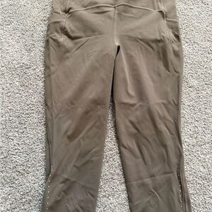 Tan Lululemon Athletic Leggings